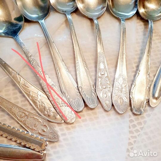 Столовые и чайные ложки. СССР