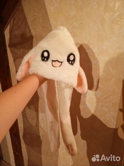 Шапка в виде зайца