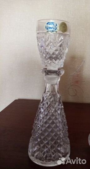 Богемский хрусталь Чехия Винтаж