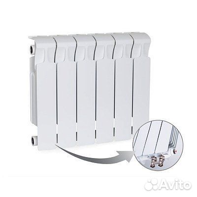 Биметаллический секционный радиатор отопления Rifa