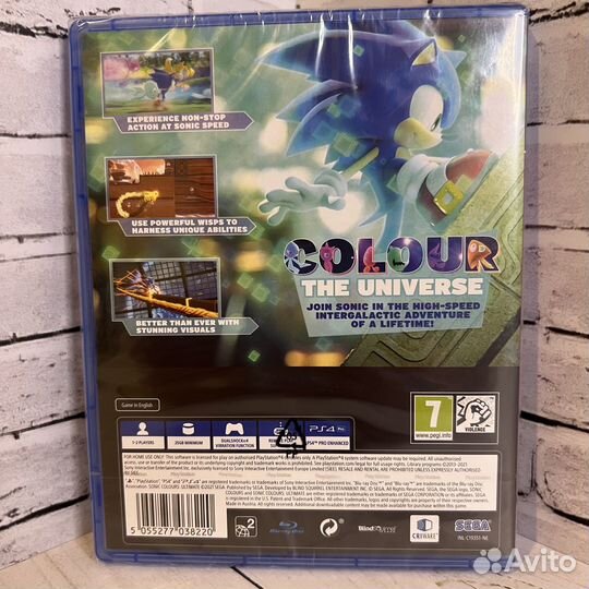 Игра для PS4 Sonic Colours Ultimate