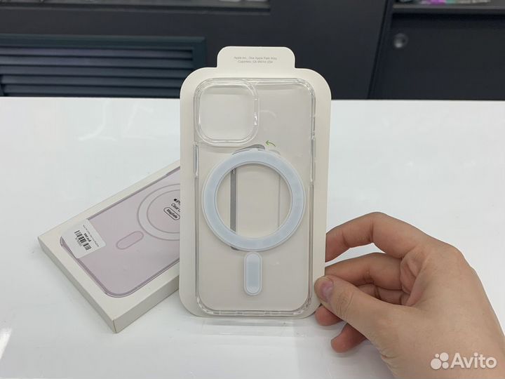 Чехол iPhone 13 mini magSafe прозрачный