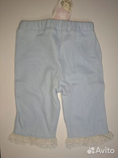 Платье и штанишки комплект 3-6 мес 68 см 100% хлоп