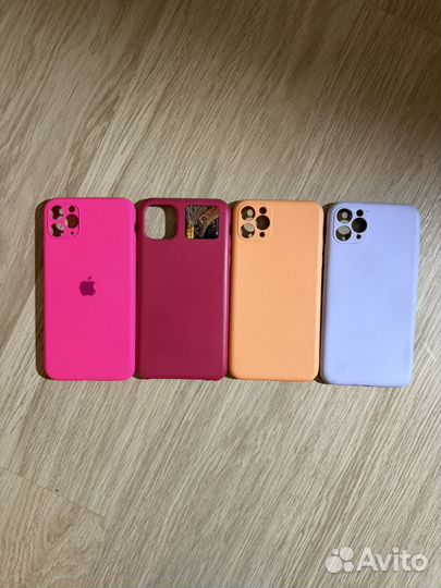 Чехлы на айфон 11 pro max 4 штуки