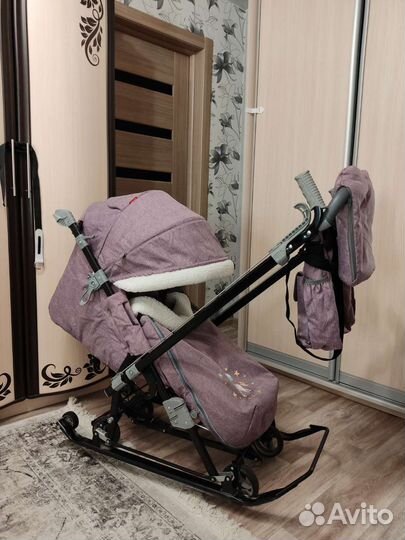 Санки-коляска Ника Детям 7-8К