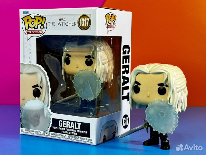 Funko Pop 1317 Geralt with Shield (The Witcher)