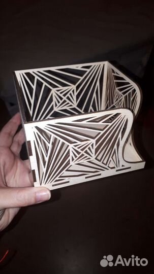 Салфетница деревянная