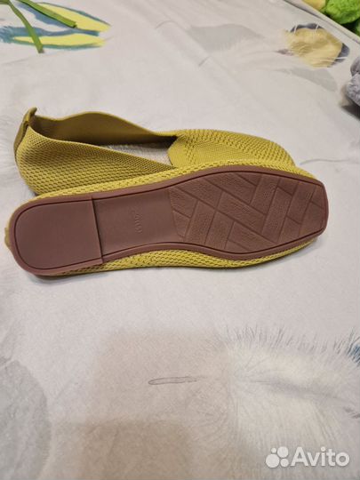 Слипоны женские тканевые размер 39