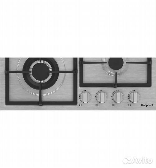 Газовая варочная панель Hotpoint hgmt 642 W IX