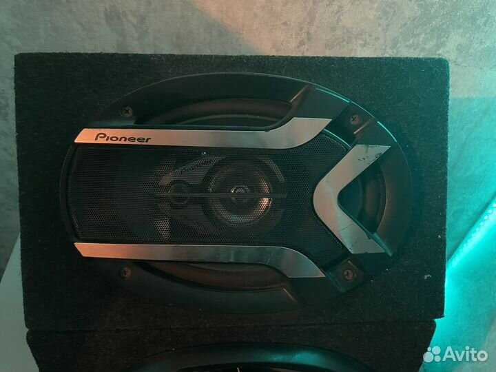 Акустические колонки pioneer для автомобиля 2шт