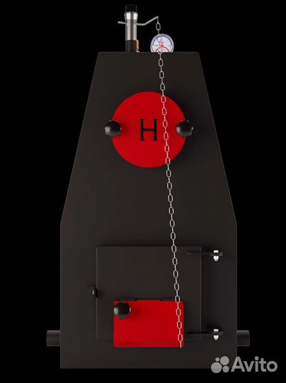 Твердотопливный котёл 65 квт