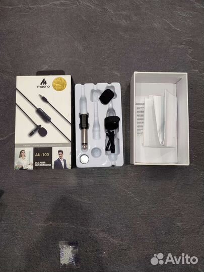 Maono au-100 микрофон петличный
