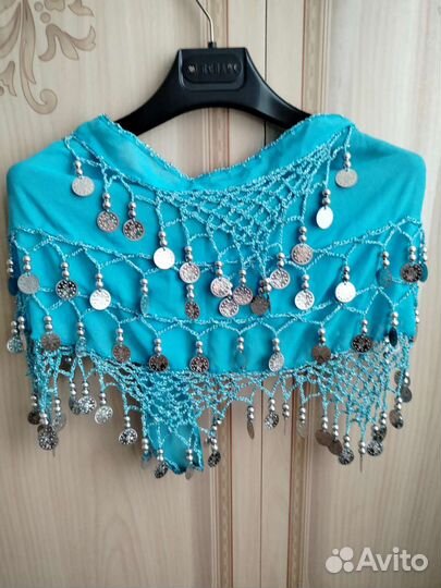 Пояс с монетками для восточных танцев