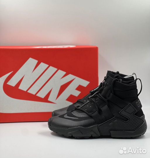 Комфортные кроссовки Nike Air Huarache Gripp Black