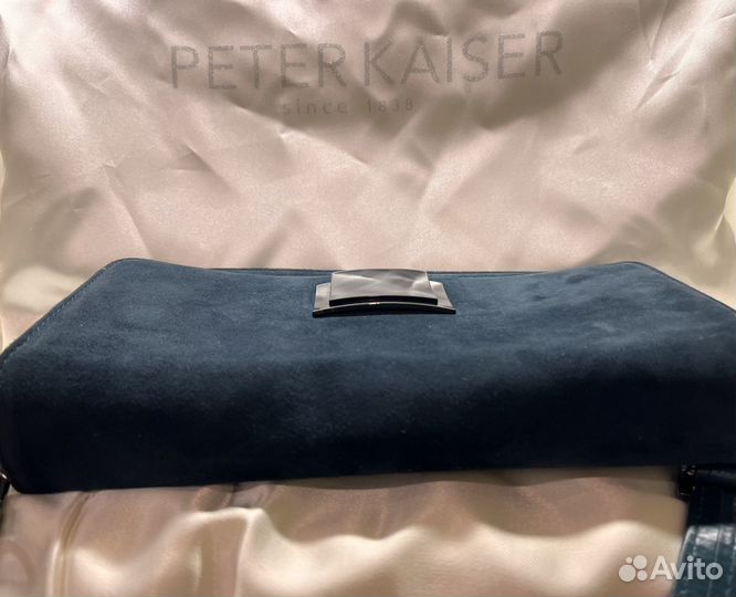 Сумка клатч peter kaiser замшевый