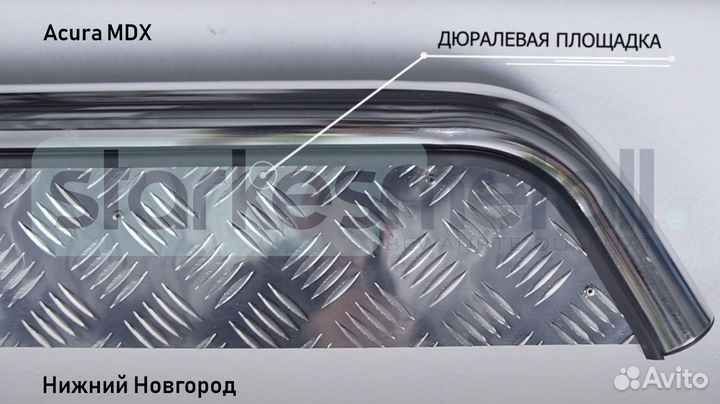 Подножки Acura MDX OFFroad