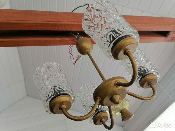 Люстра хрусталь винтаж СССР