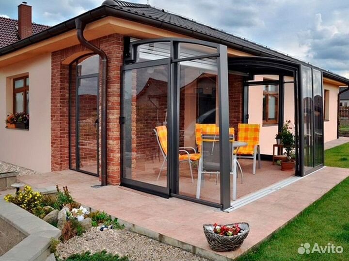 Алюминиевые окна новые