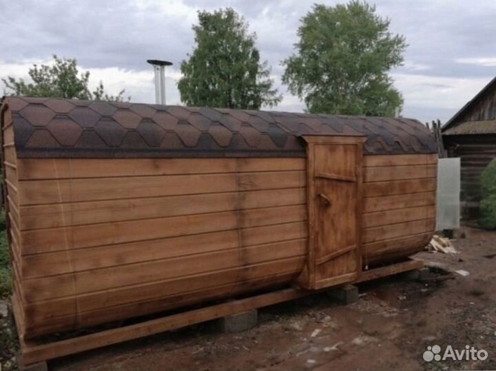 Бани-бочки под ключ