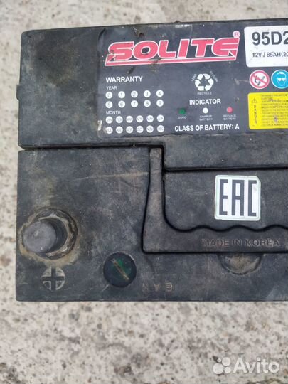 АКБ solite 95D26R