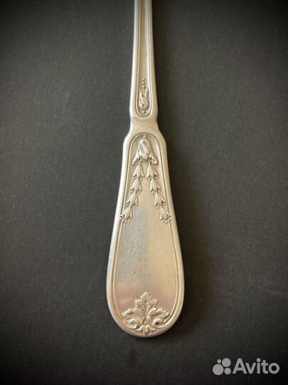 Ложка десертная. Серебро 84. Российская Империя