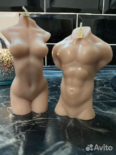 Свечи торс мужской и женский