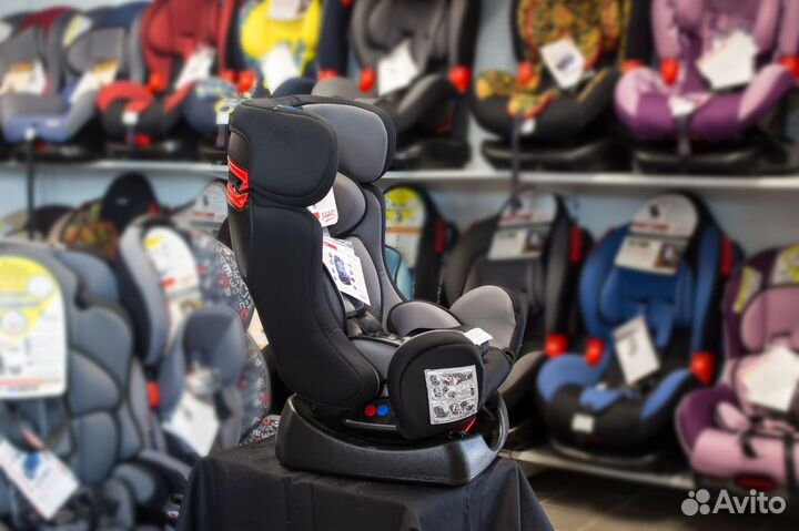 Кресло детское диона 0-25кг серое