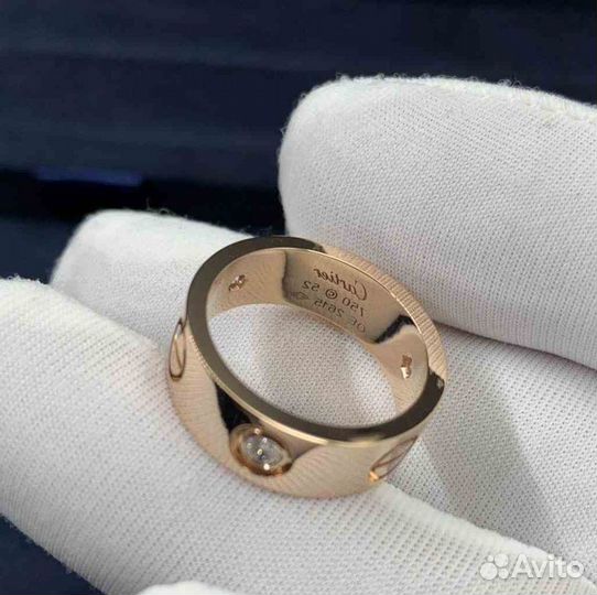 Cartier кольцо Love 0.18ct