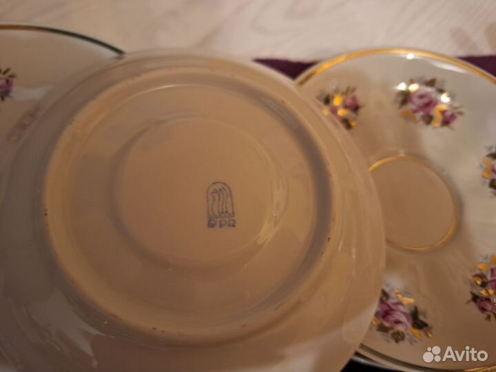 Сервиз чайный Сигулда рижский фарфор СССР