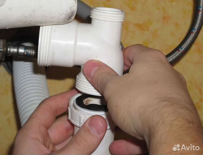 Сантехник Частный мастер Замена сифона
