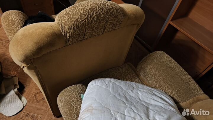 Диван с креслами комплект бу