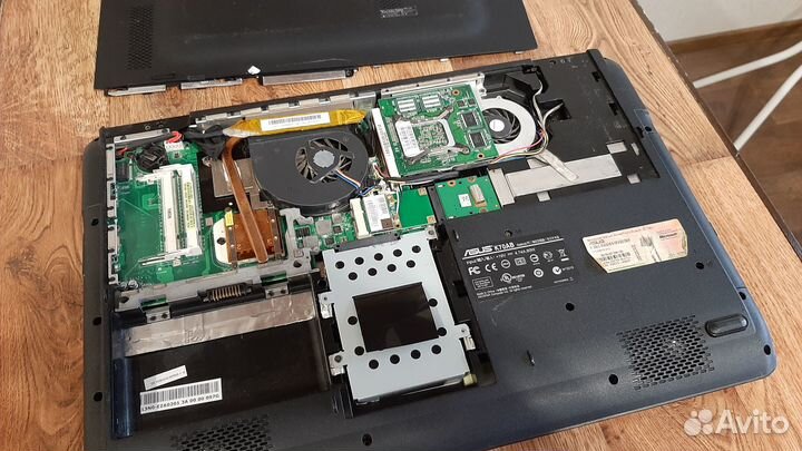 Ноутбук asus K70 на разбор