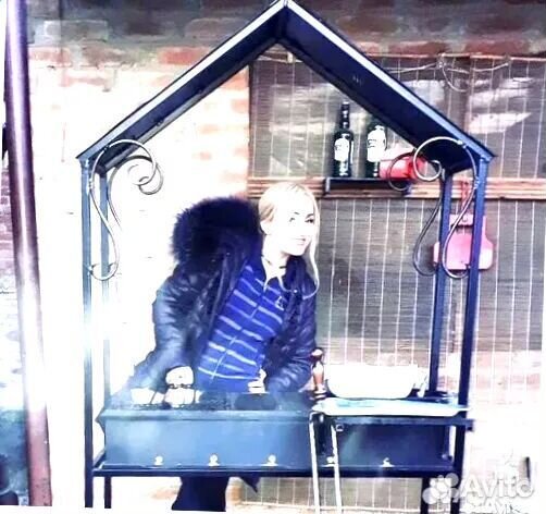 Мангал С печкой под казан