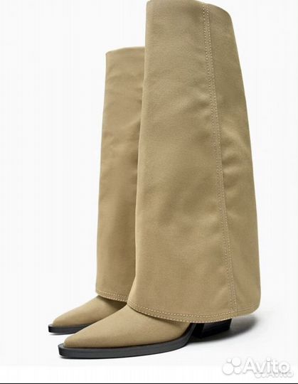 Сапоги трубы zara