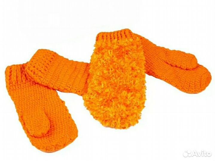 Варежки парные для влюбленных