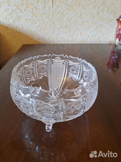 Вазы хрустальные гдр