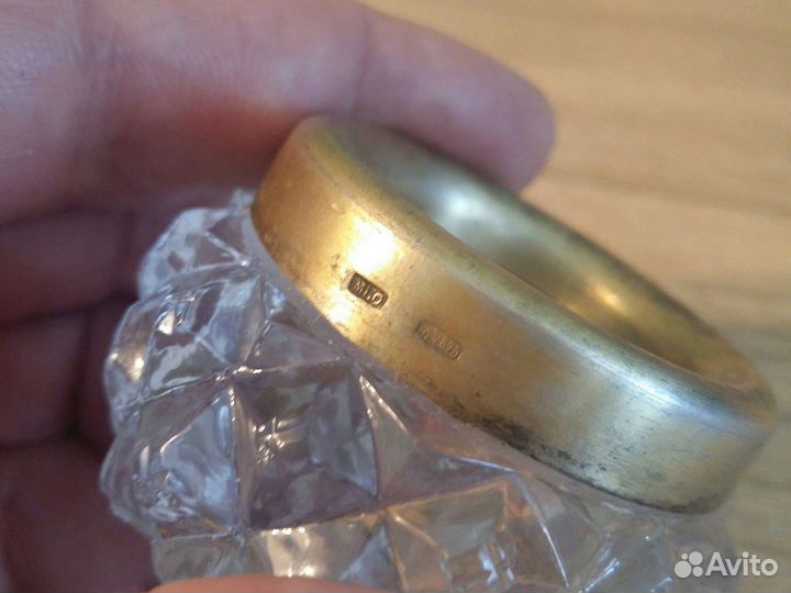 Солонка. Ободок серебро 875. Хрусталь