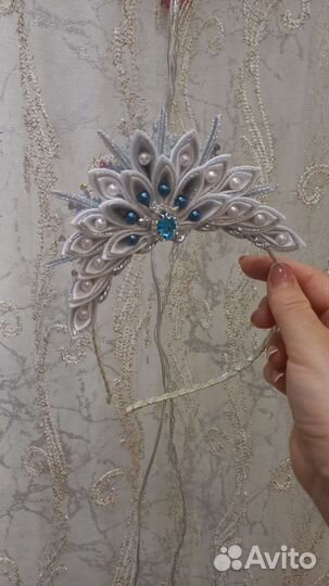 Ободок снежинка