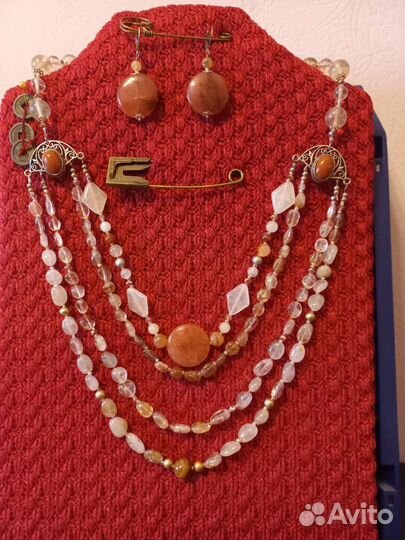 Комплекты из натуральных камней