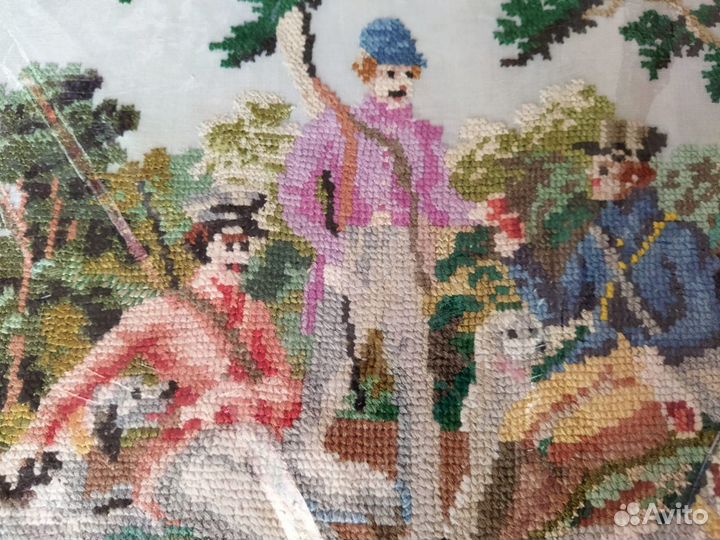 Картина вышивка
