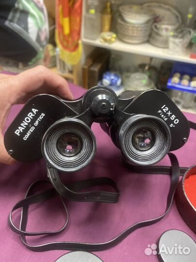 Бинокль Япония 12X50 Panora Field 5 1970х
