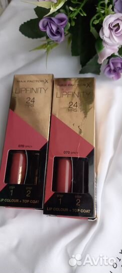 Max factor Lipfinity в подарочной упаковке