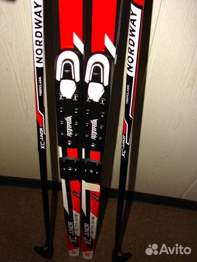 Лыжи беговые комплект 160 (лыжи+палки+ботинки)