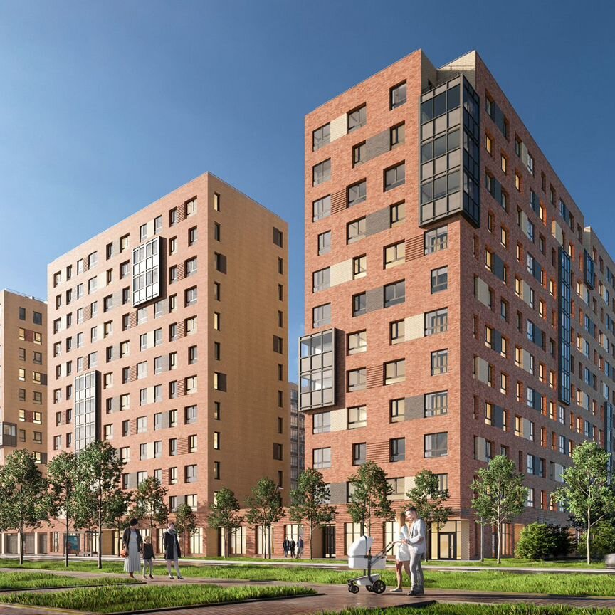 2-к. квартира, 45,5 м², 2/12 эт.