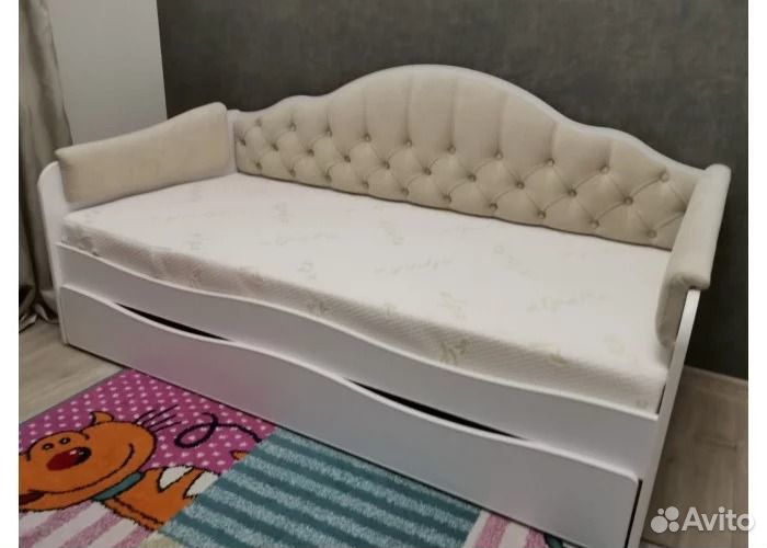 Мягкая Детская Кроватка диван для принцессы