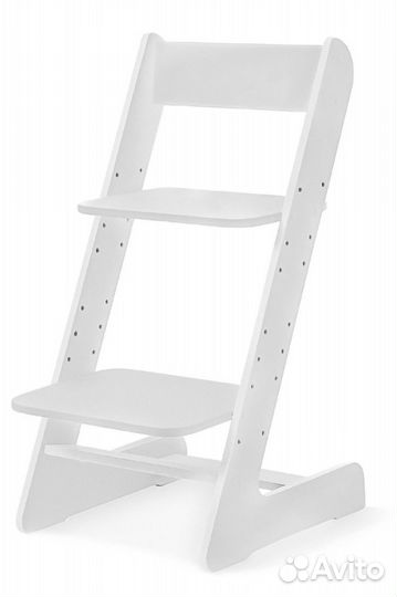 Стул растущий Panda белый под ремонт
