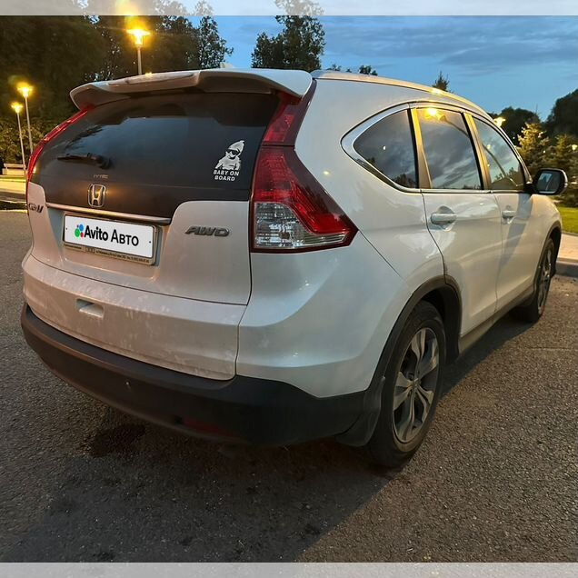 Honda CR-V 2.4 AT, 2013, битый, 154 686 км