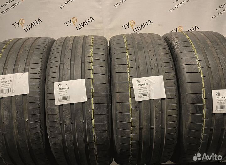 Continental SportContact 6 285/35 R23 94Y