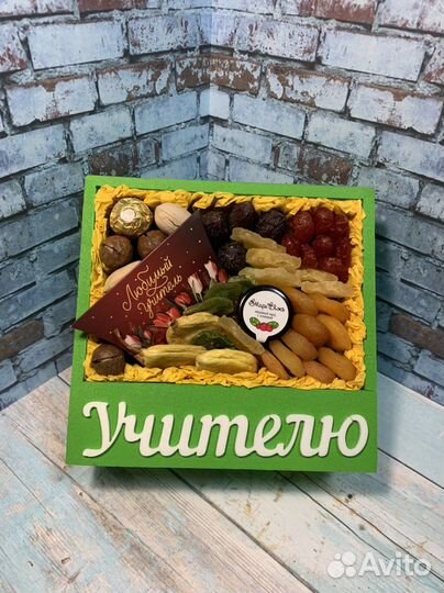 Вкусные и полезные сухофруктовые корзины, букеты