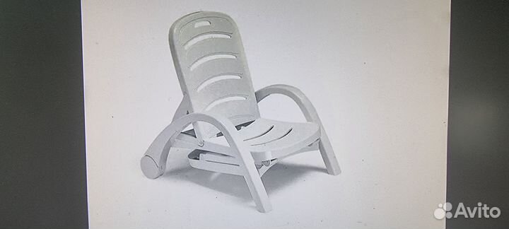 Шезлонг Италия Для дачи,бассейна